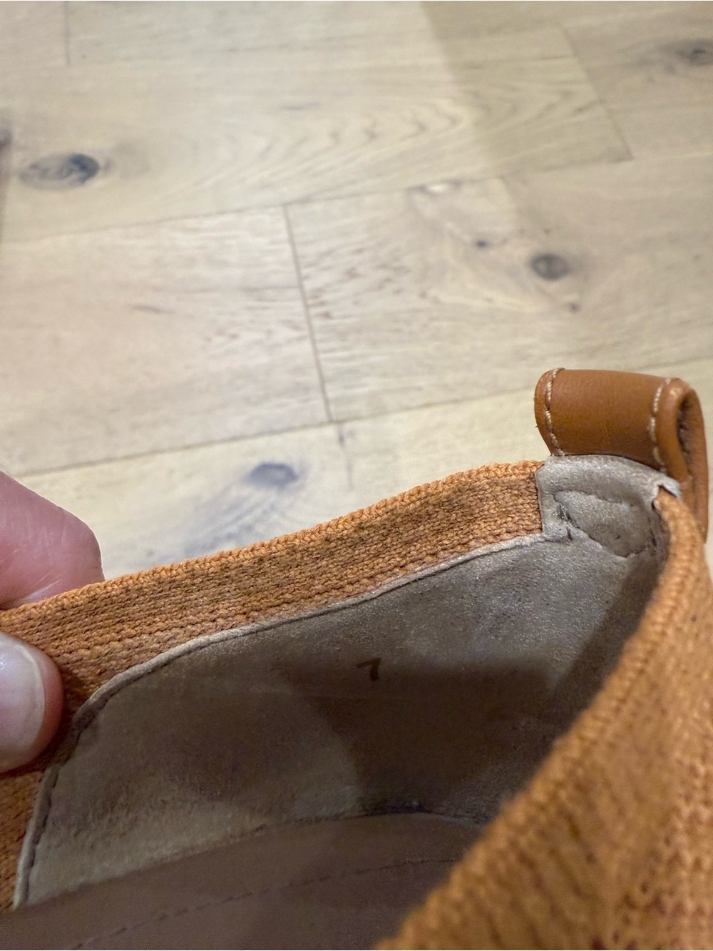 Everlane Women's Pointed Knit Ballet Flats - Camel Brown - Picture 4 of 4